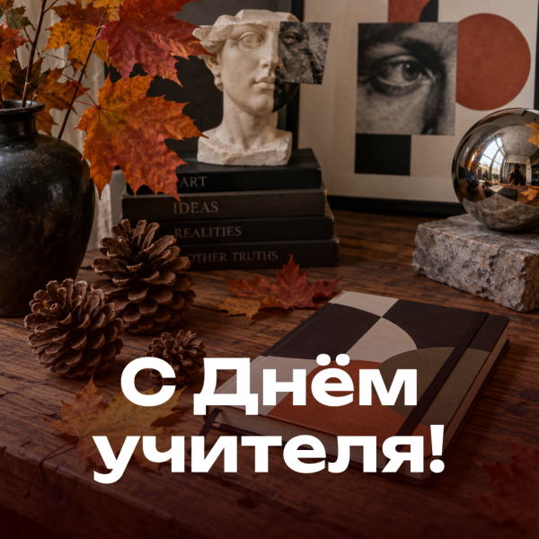 Традиционная картинка на День учителя: крепких сил, здоровья и отличных результатов!