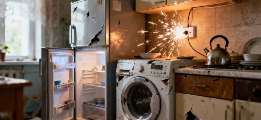 Когда бытовая техника выходит из строя